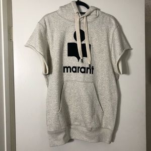 Isabel Marant Etoile Short Sleeve Hoodie